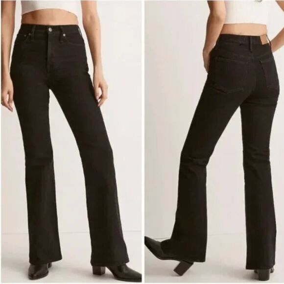 New Madewell The Perfect Vintage Flare Jean In Sherborn Wash, 26